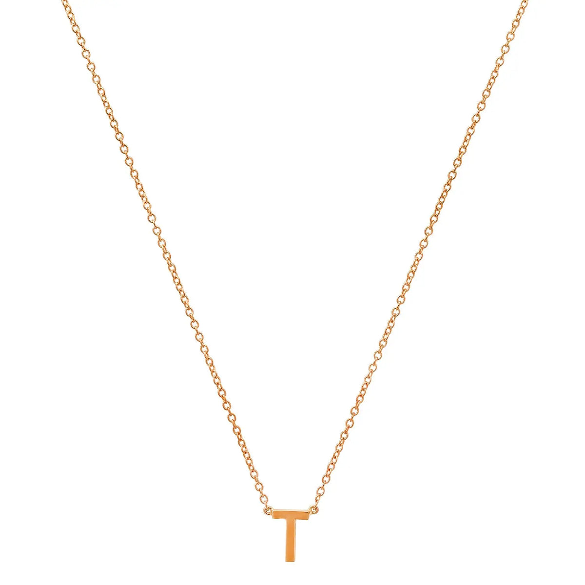 Precious Gold Initial Necklace Paul Jewelry Inc