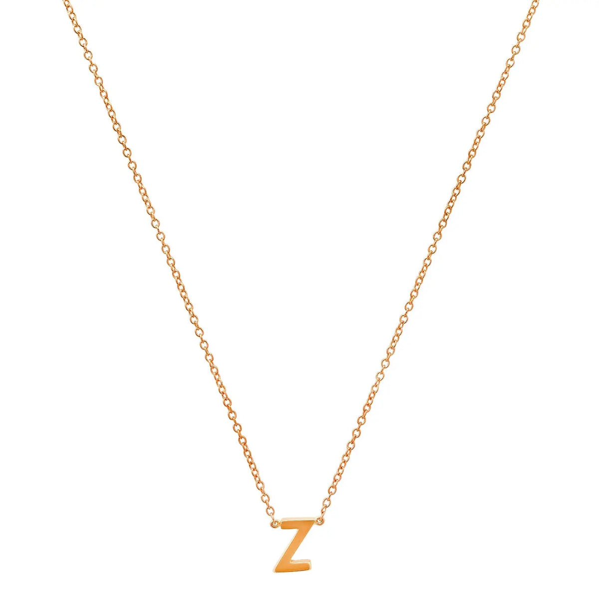 Precious Gold Initial Necklace Paul Jewelry Inc