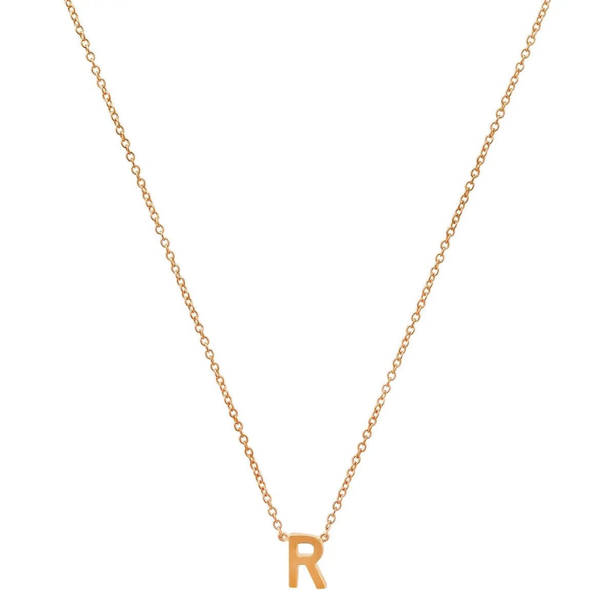 Precious Gold Initial Necklace Paul Jewelry Inc