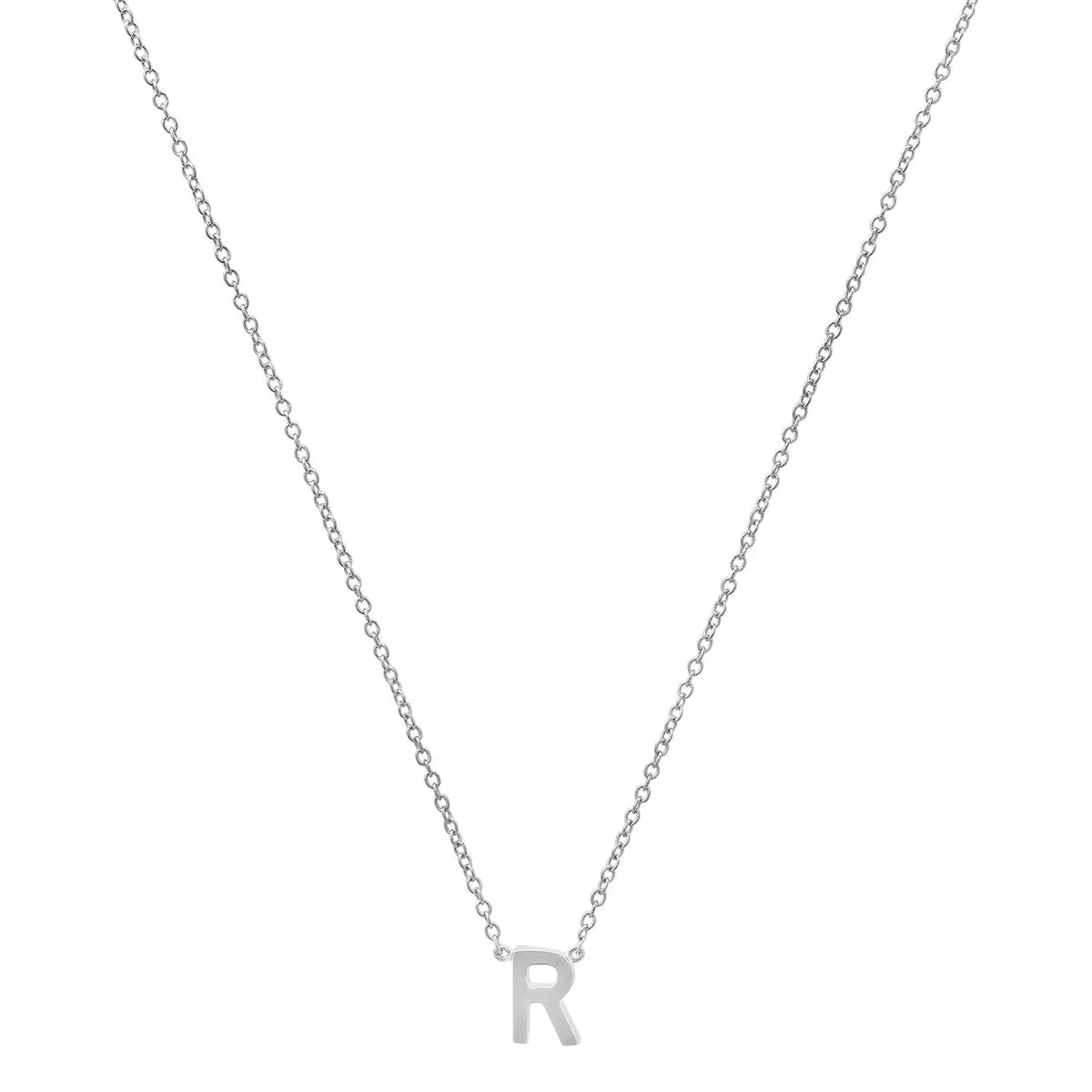 Precious Gold Initial Necklace Paul Jewelry Inc
