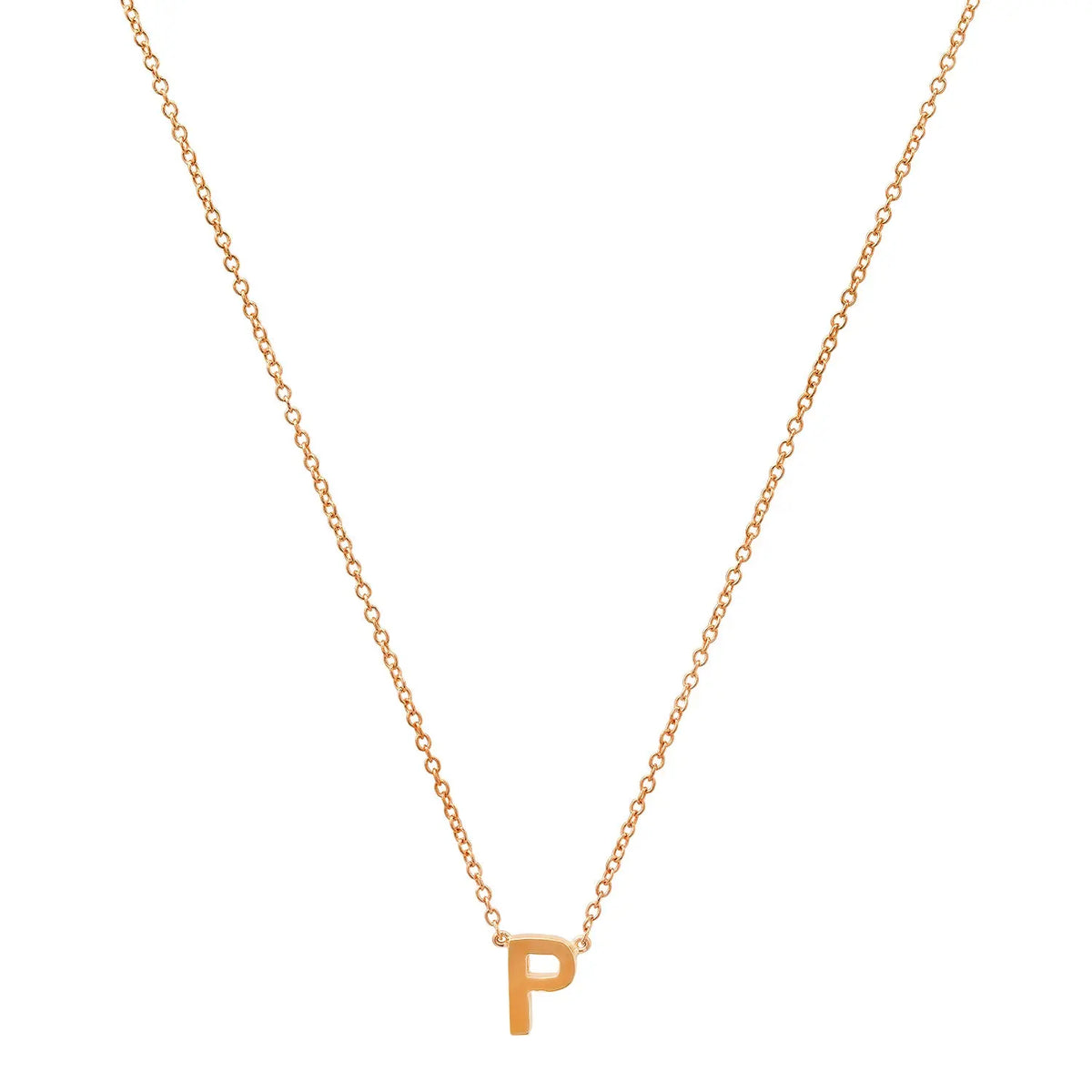 Precious Gold Initial Necklace Paul Jewelry Inc
