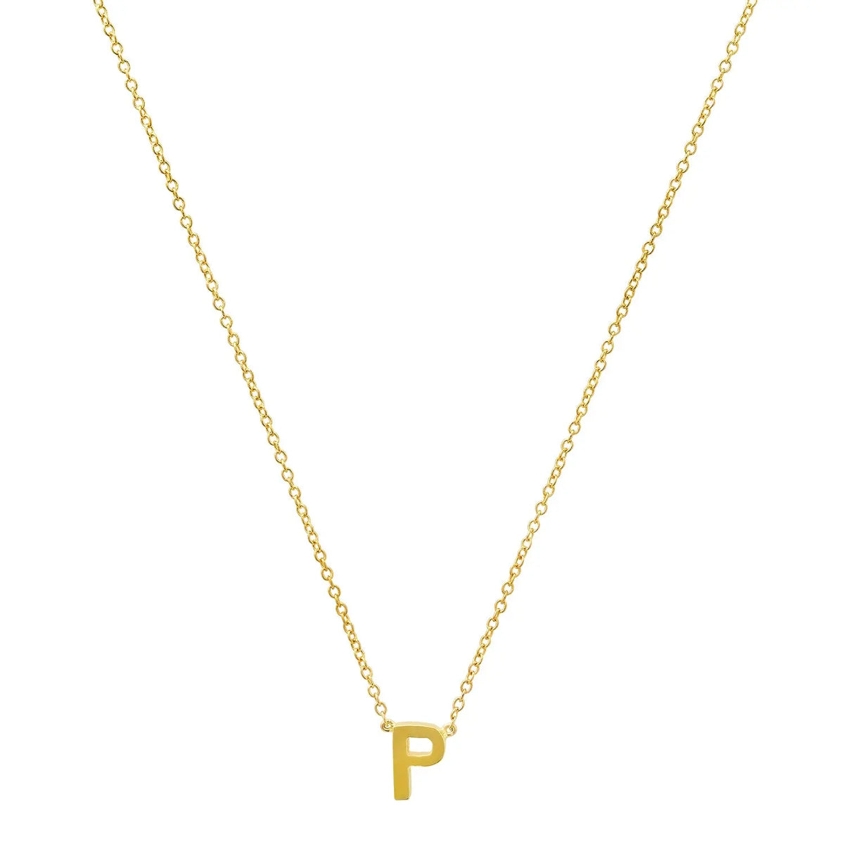 Precious Gold Initial Necklace Paul Jewelry Inc