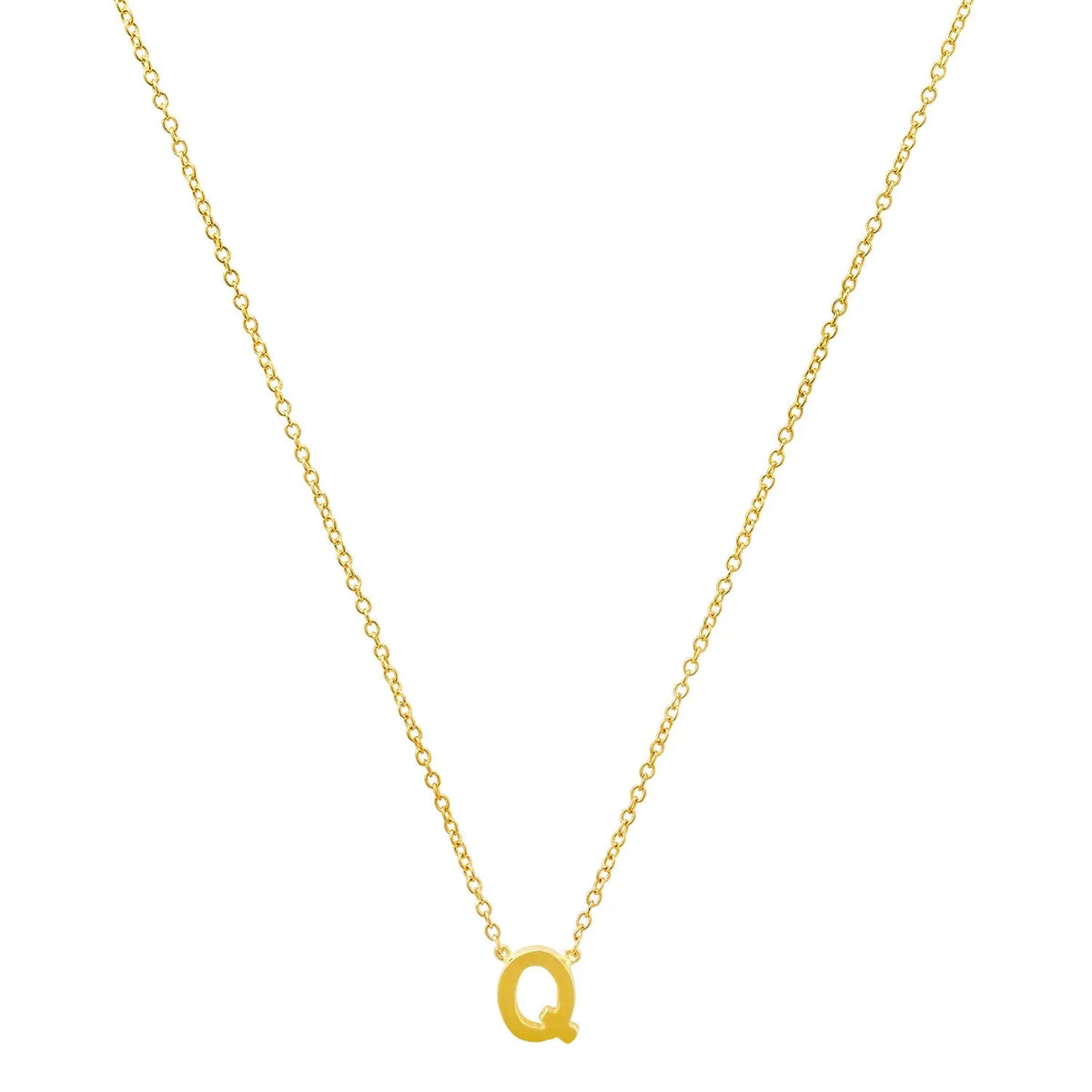 Precious Gold Initial Necklace Paul Jewelry Inc