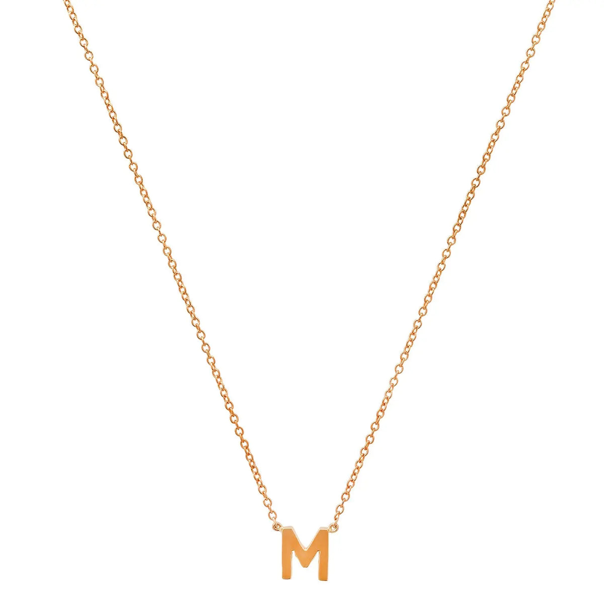 Precious Gold Initial Necklace Paul Jewelry Inc
