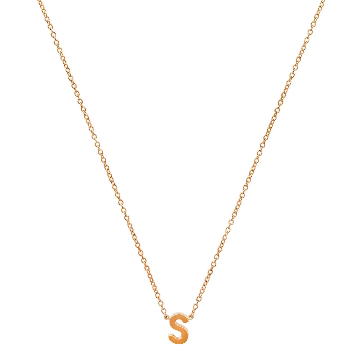 Precious Gold Initial Necklace Paul Jewelry Inc