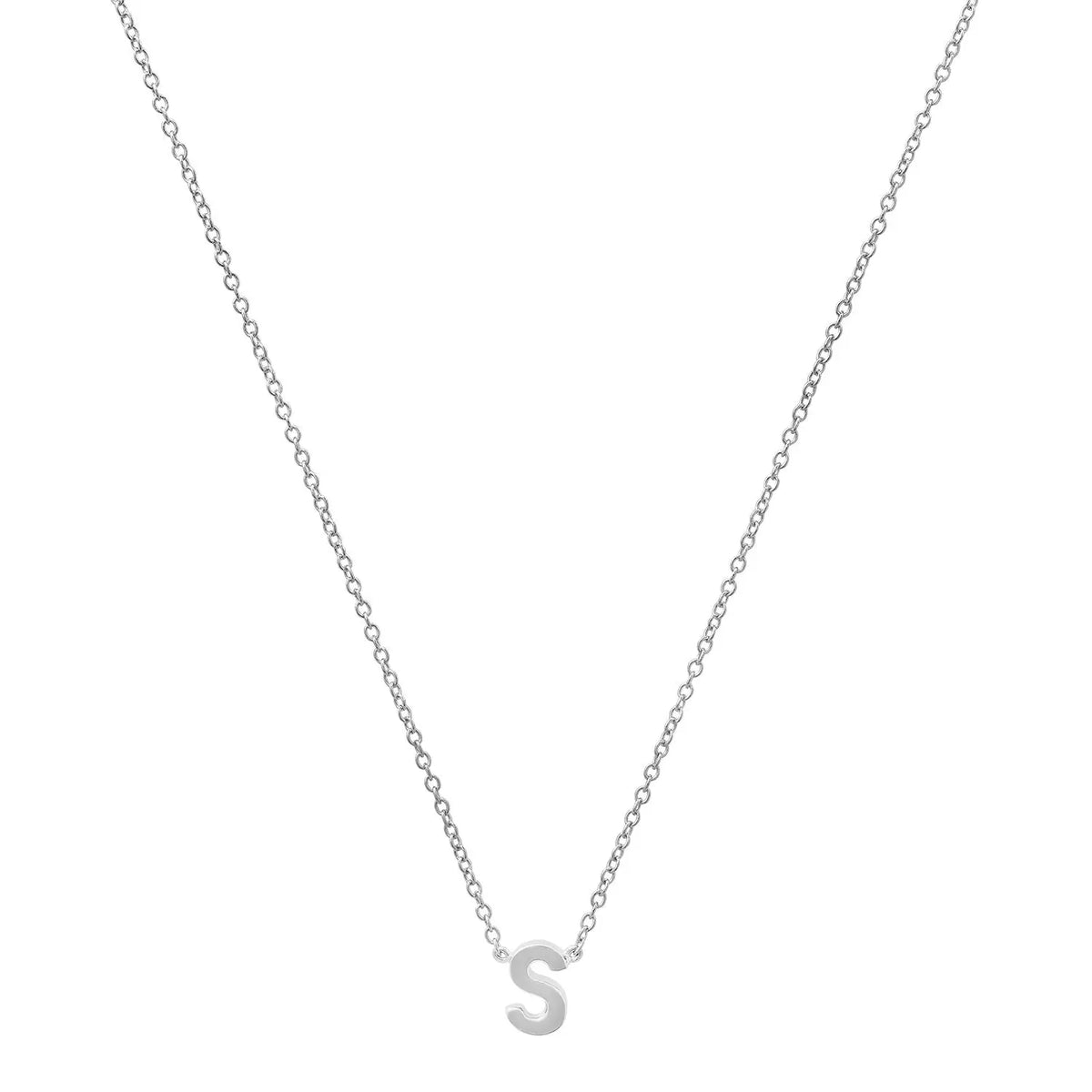 Precious Gold Initial Necklace Paul Jewelry Inc
