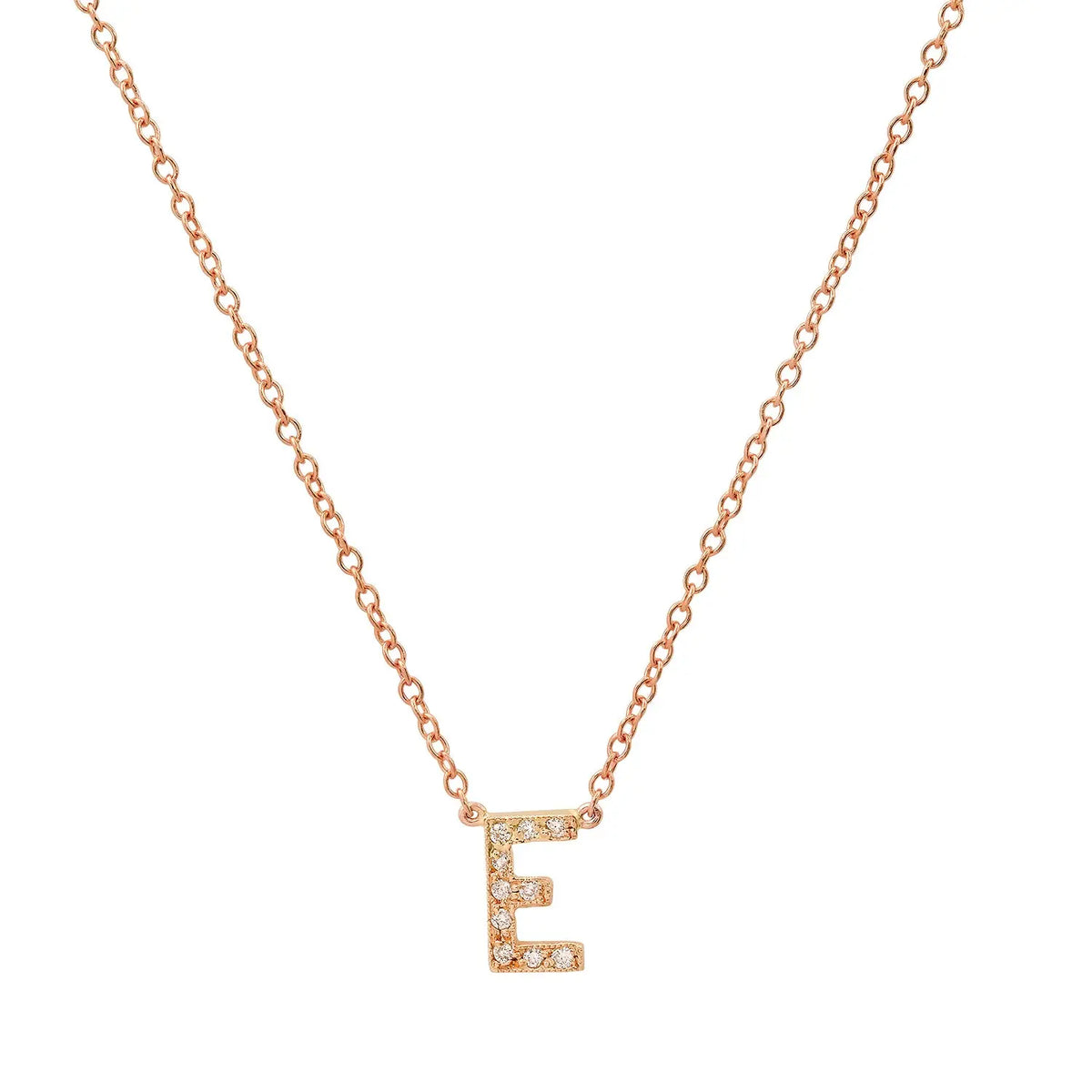 Dainty Diamond Initial Necklace Paul Jewelry Inc
