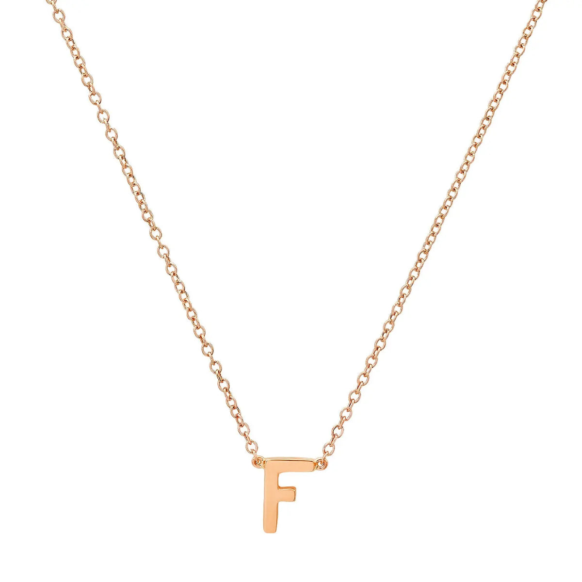 Precious Gold Initial Necklace Paul Jewelry Inc