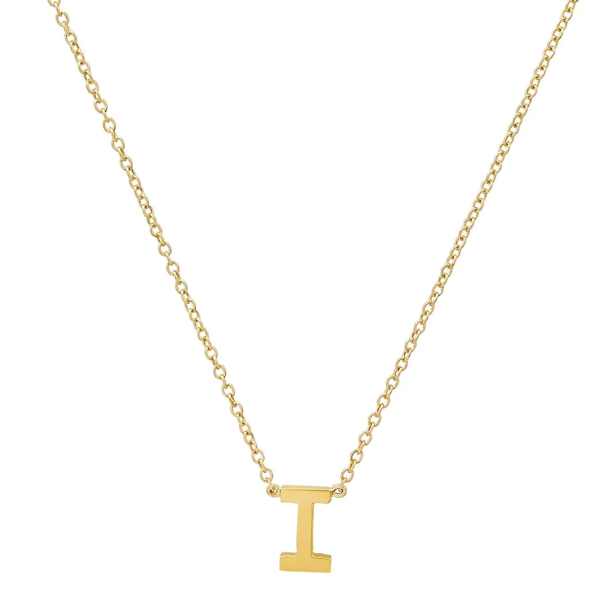 Precious Gold Initial Necklace Paul Jewelry Inc
