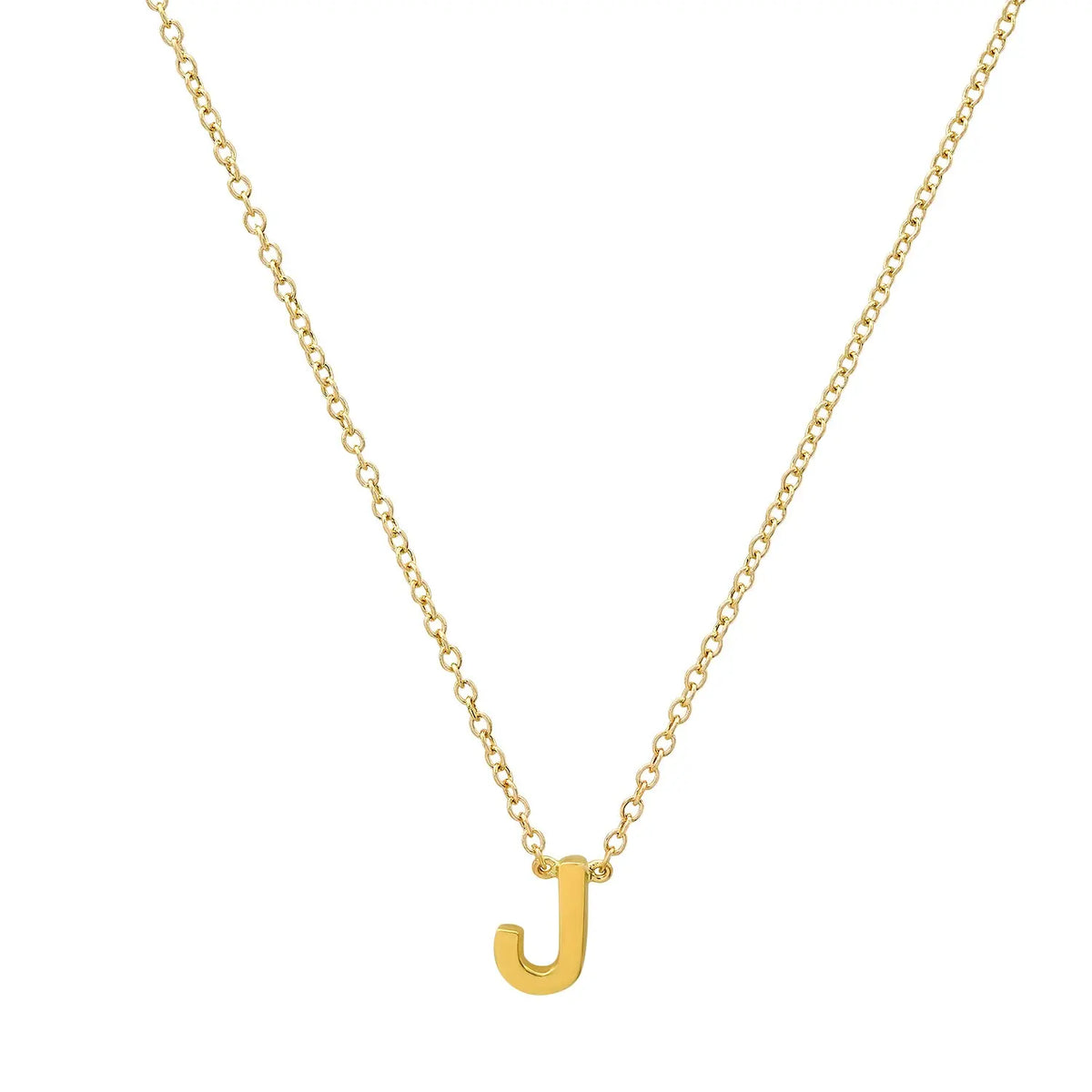 Precious Gold Initial Necklace Paul Jewelry Inc