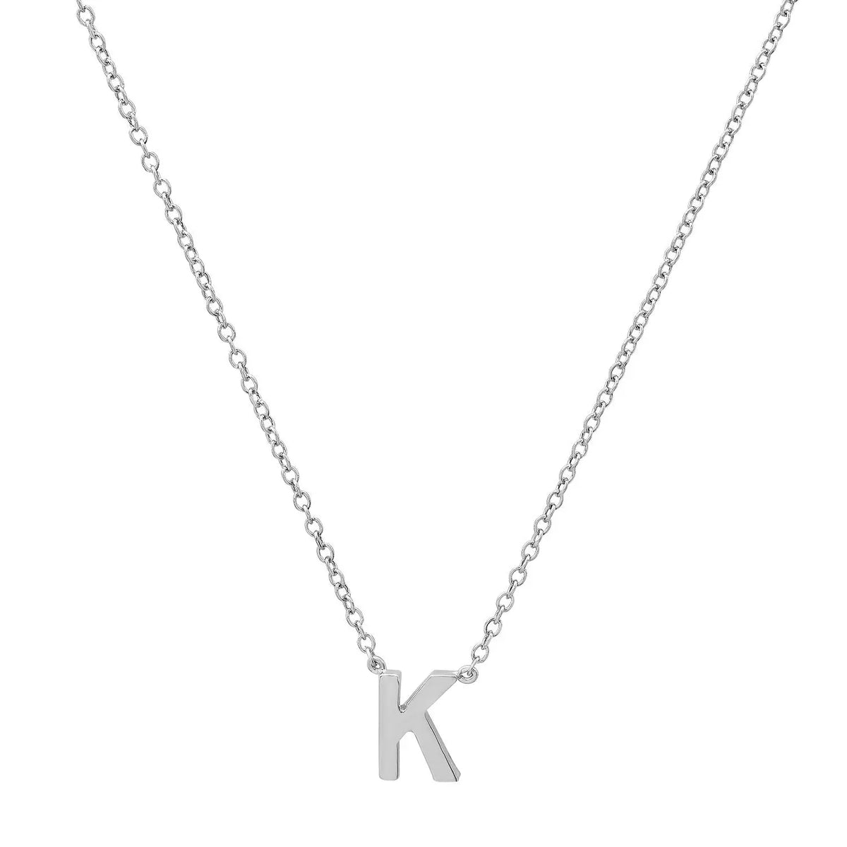 Precious Gold Initial Necklace Paul Jewelry Inc